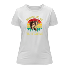 Outdoorzees Women's 'Women Love Me Fish Hate Me' T-Shirt
