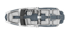 MasterCraft X-STAR SEADEK 23 PAD - COCKPIT FLOORING DARK GREY OVER STORM 2025