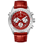 Oceanaut Men's Flight - Red Dial/Strap - 100m