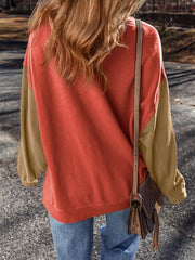 HALLOWEEN Women's Glitter Ghost Patched Sweatshirt