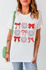 Women's Cute Bow Graphic T-Shirt