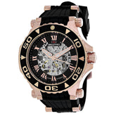Seapro Men's Seaway - Black Dial/Strap/Bezel, Rose Gold Case - 100m