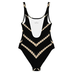 Women's 'Lyra' One-Piece Swimsuit in Black Shibori
