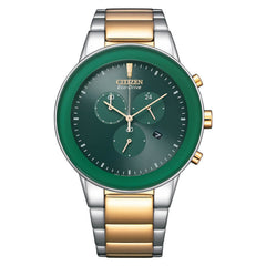 Citizen Men's Eco-Drive - Green Dial - 30m