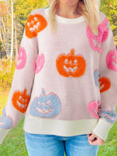 HALLOWEEN Women's Cute Pumpkin Pattern Sweater