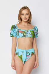 Girl's Two-Piece Bikini Swimsuit - Molokai Turquoise