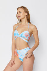 Women's High Waist Two-Piece Bikini Swimsuit - Dream Coral
