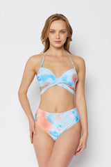 Women's High Waist Two-Piece Bikini Swimsuit - Dream Coral