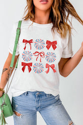 Women's Cute Bow Graphic T-Shirt