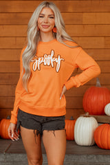 HALLOWEEN Women's 'Spooky' Graphic Halloween Crew Neck Holiday Sweatshirt