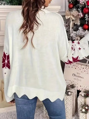 CHRISTMAS Women's Tree Pattern Round Neck Sweater