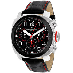 Christian Van Sant Men's Grand Python - Black Dial/Strap, Silver Case - 100m