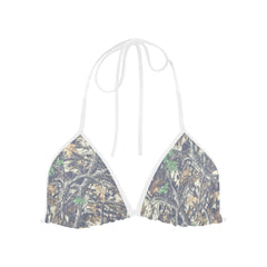 Luckless Outfitters Women's Faded Camo Triangle Bikini Top