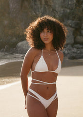Women's 'Ivana' Bikini Bottoms - White