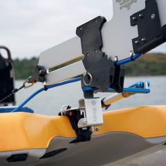 Bixpy x Hobie Lynx Gudgeon with Universal Versa Rudder™ Adapter and Pole Steering