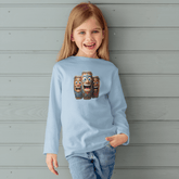 Unisex 'Laughing Tiki' Toddler Long Sleeve Tee