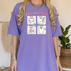 HALLOWEEN Girl's/Women's Nurse 'Boo Boo Crew' Tee