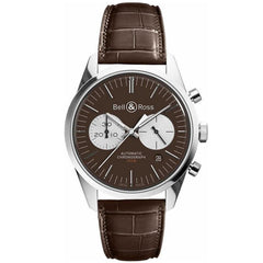 Bell & Ross Men's Officer Brown - Brown Dial - 100m