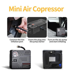 Car Emergency Start Power Supply, Large Capacity, LCD Screen