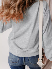 HALLOWEEN Women's Ghost Round Neck Sweatshirt