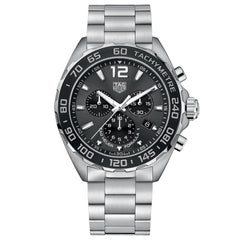 Tag Heuer Men's Formula 1 - Grey Dial, Silver Case/Bracelet, 45mm - 200m