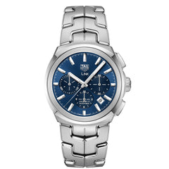 Tag Heuer Men's Link - Blue Dial - 100m
