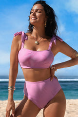 Women's High Waist Two-Piece Bikini Swimsuit