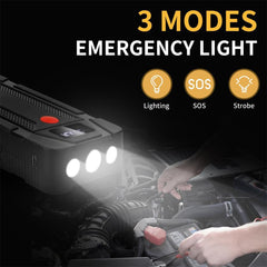 Car Emergency Start Power Supply, Large Capacity, LCD Screen