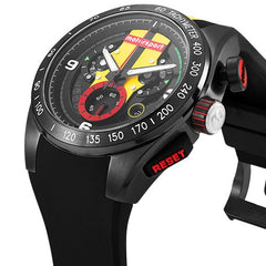 Motorsport Men's Rally - Black/Yellow Dial/Strap - 100m