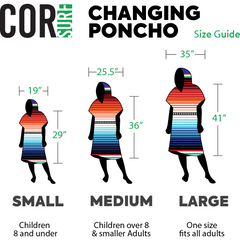 Kid's/Adult's Small or Medium Changing Towel Poncho