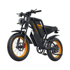 48V 25Ah 1500W Full-Suspension Fat Tire Electric Bike