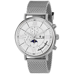 Christian Van Sant Men's Somptueuse LTD - White Dial, Silver Bracelet - 100m