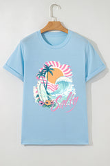 Women's 'Salty' Surf Graphic Tee