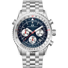 Oceanaut Men's Flight - Blue Dial, Silver Bracelet - 100m