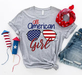 Girl's 'All American Girl' T-Shirt