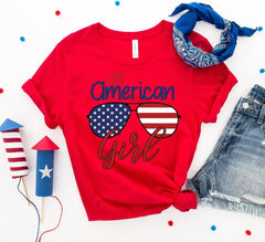 Girl's 'All American Girl' T-Shirt