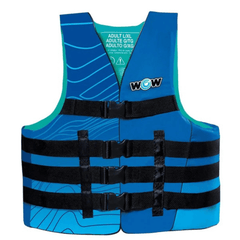 WOW Watersports Vis-Wave Kid's Life Vest - Blue