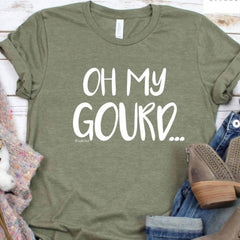 Women's 'Oh My Gourd' Fall Graphic T-Shirt AUTUMN