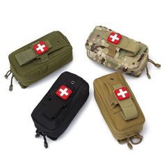 Berry Charmz Tactical Medical EDC Pouch EMT Emergency Bandage Tourniquet Scissors IFAK Pouch First Aid Kit Survival Bag Military Pack