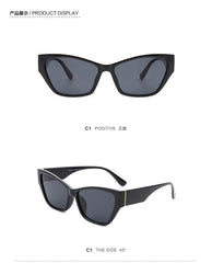 Berry Charmz Women's Retro Fashion Cat Eye Sunglasses