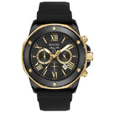 Bulova Men's Marine Star - Black Dial/Strap/Case - 100m