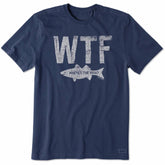 Men's Crusher Lite 'WTF Where's The Fish? T-Shirt - Life Is Good