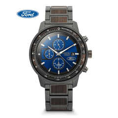 Original Grain Men's Ford.com Barrel Chrono 45mm - Blue Dial