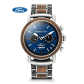 Original Grain Men's Ford.com Western Mechanical Chrono 44mm - Blue Dial