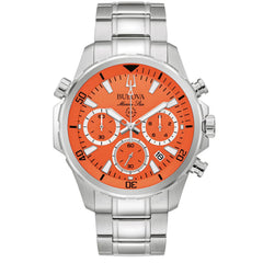 Bulova Men's Classic - Orange Dial - 100m