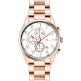 Oceanaut Men's Escapade - Silver Dial, Rose Gold Bracelet - 100m