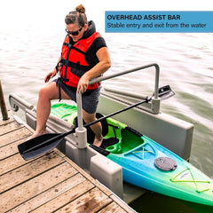 Floating Launch Station For Fixed Docks - Canoes, Kayaks, and Paddleboards