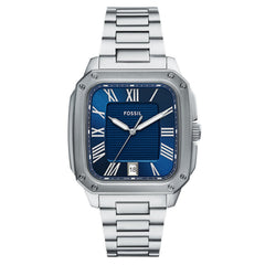 Fossil Men's Crosby - Blue Dial - 50m