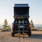 Ridge Heavy-Duty Aluminum Hard-Shell Rooftop Tent with Ladder, LED Lighting, and Memory Foam Mattress