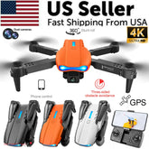 Anti Spier Drone Quadcopter 5G 4K GPS Drone X Pro with HD Dual Camera WiFi FPV Foldable RC